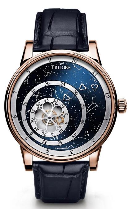 Trilobe Les Matinaux Secret Rose Gold LM07SB Replica Watch